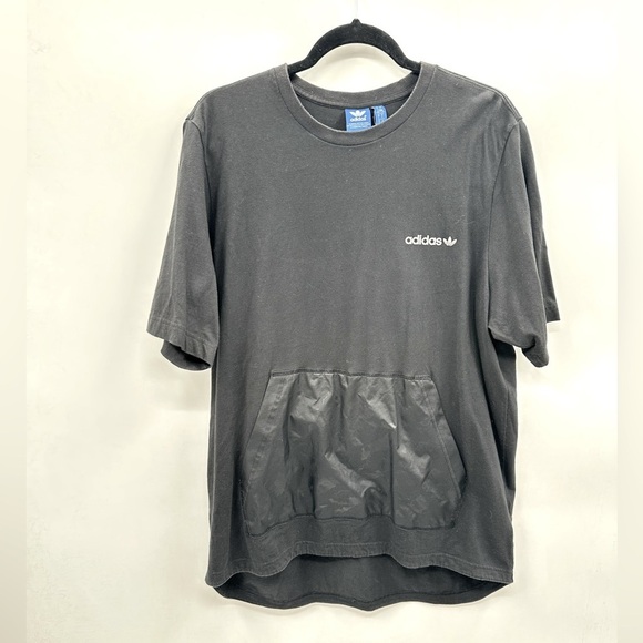 ADIDAS Oversized Men camo 3M pocket pouch casual athleisure athletic top L - Picture 1 of 11